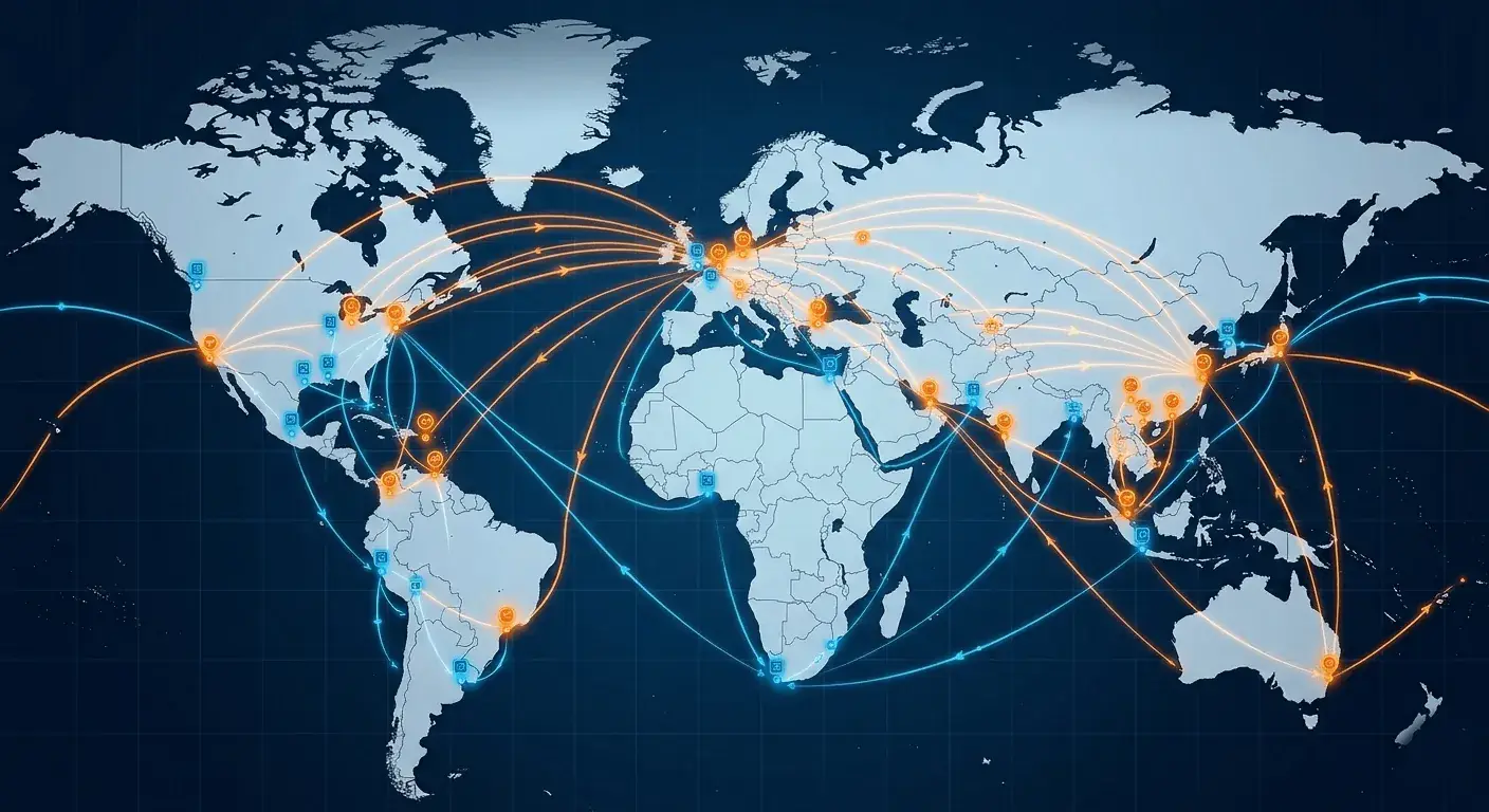 Erbay Security global import and export coverage map